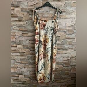 Women's Floral Print Dress - Multicolor